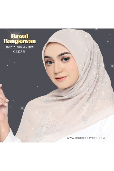 BAWAL BANGSAWAN LUXE TERATAI - CREAM